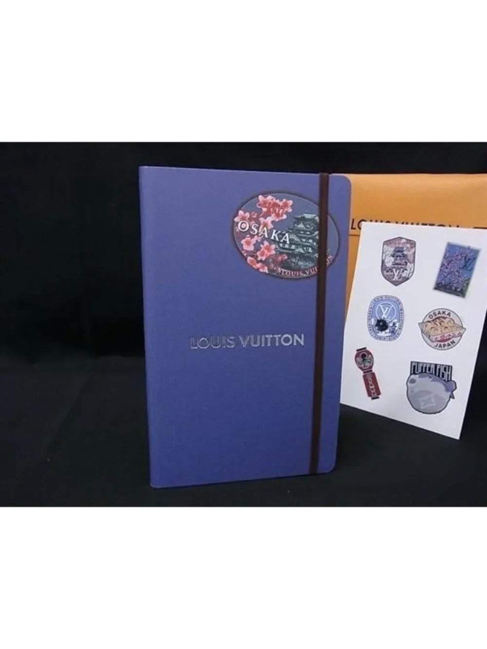 Louis Vuitton Visionary Journey Osaka Notebook Stationery Purple Agenda